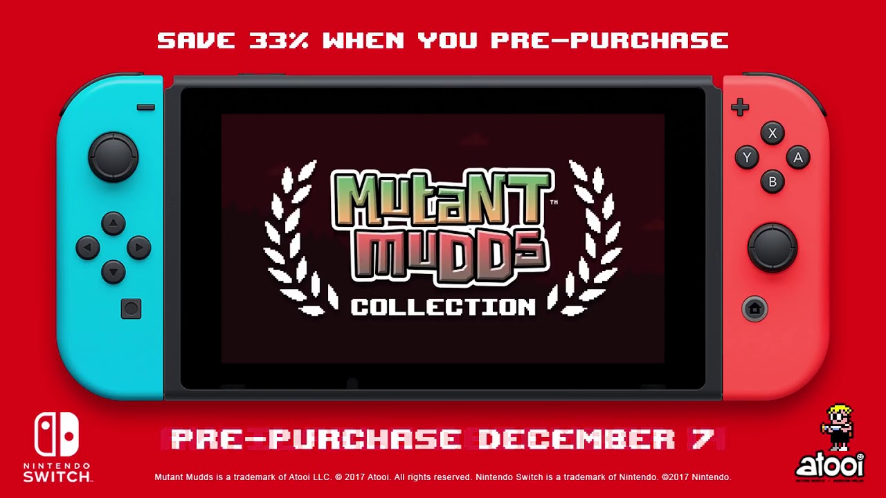 Сборник nintendo. Mutant Mudds.