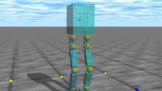 2족 보행 Open Dynamics Engine 시뮬레이션 5 (2009)