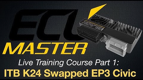 EMU Black Live Training Course Part 1: ITB K24 Swapped EP3 Civic | Evans Performance Academy