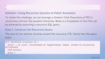 How to Retrieve All Parents and Ancestors from a MySql Table