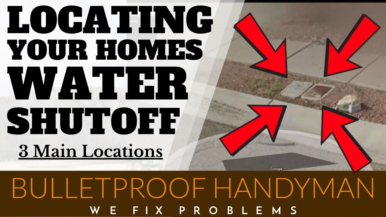 Finding Your Homes Water Shutoff Valve
