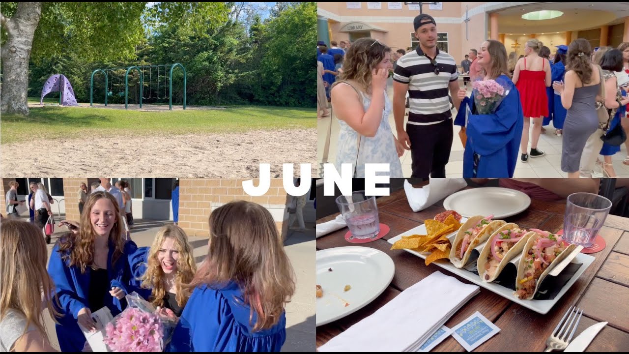 June - Beaches, exams and high school graduation!!! - YouTube