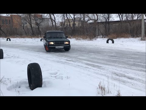 Открытие дрифт-трека | Установка спорт-руля OMP и удлинённой кпп в ваз 2107 | ПРОЕКТ «семиклассница»