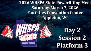2025 WHSPA State - Day 2 - Session 2 - Platform 3