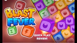 Blast Fever! Match 3! Quick play video game review! screenshot 2