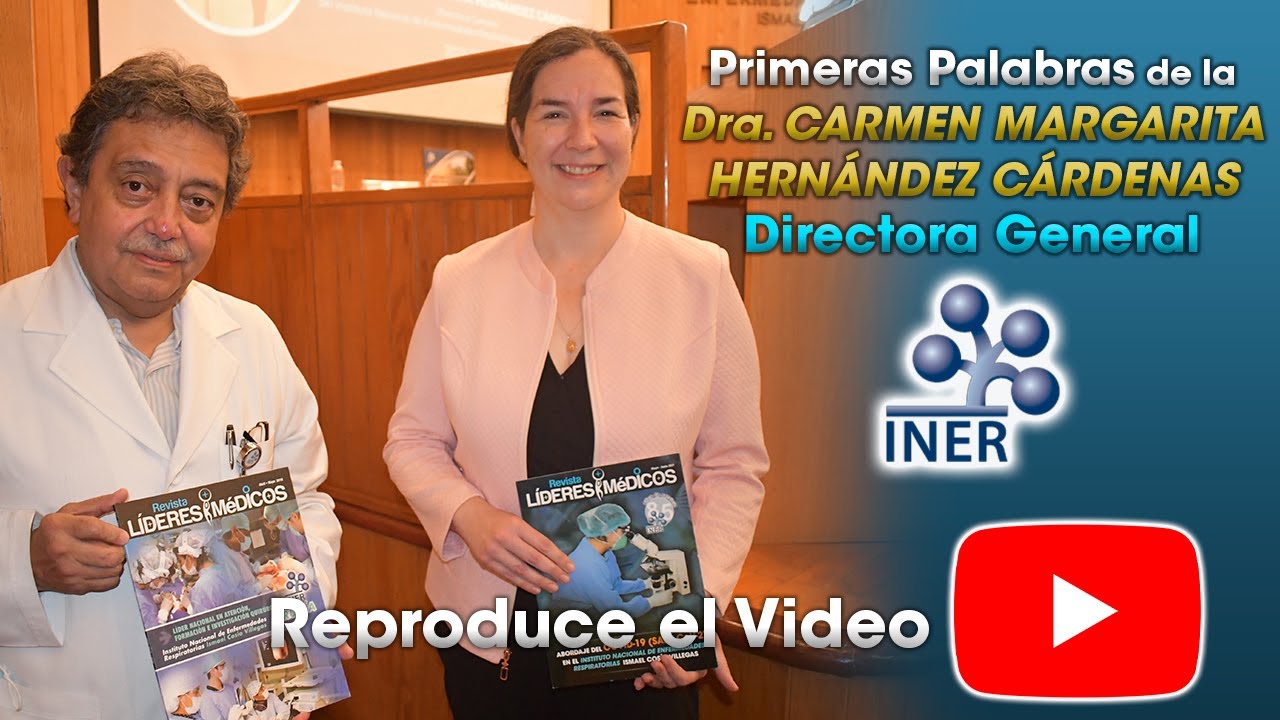 Primeras palabras Dra. CARMEN HERNÁNDEZ CÁRDENAS como Directora del INER YouTube