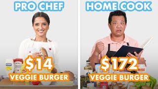 $172 vs $14 Veggie Burger: Pro Chef \& Home Cook Swap Ingredients | Epicurious