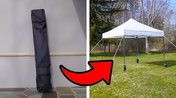 How To Assemble The Yaheetech Canopy Tent | First Impressions