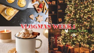 VLOGMAS WEEK 1 Christmas shopping for our apartment | Christmas Decor |