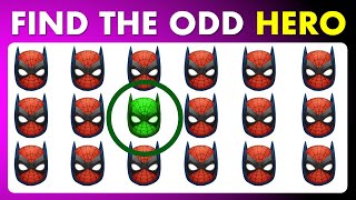 FIND THE ODD One Out 🦸‍♀️🕷️ SUPERHERO Edition - MARVEL & DC - Grizzly Quiz