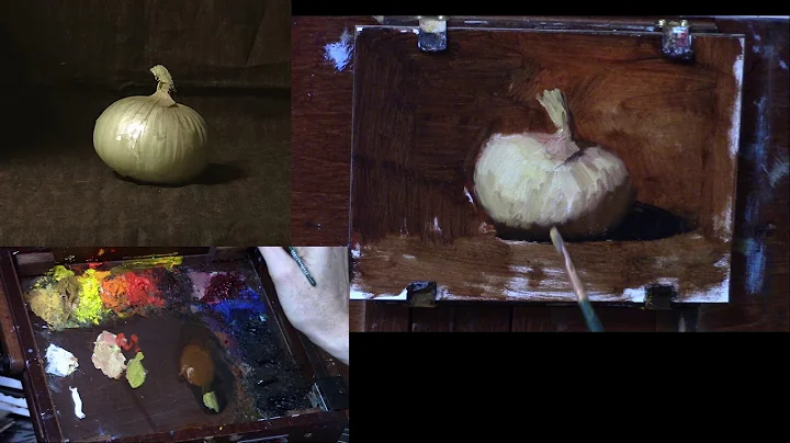 Yellow Onion Final - Oil Painting