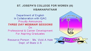 Career and Professional Development - 3-day webinar session 2