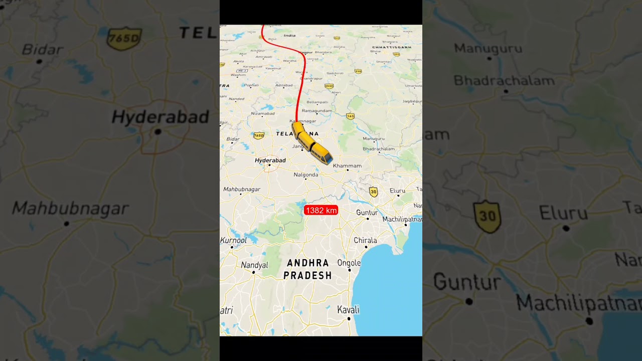 Delhi to kanyakumari by railway route 