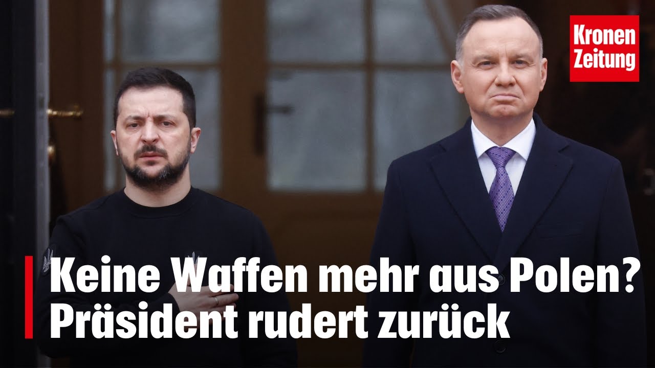 Keine Waffen für die Ukraine? | Polens Präsident sieht ...