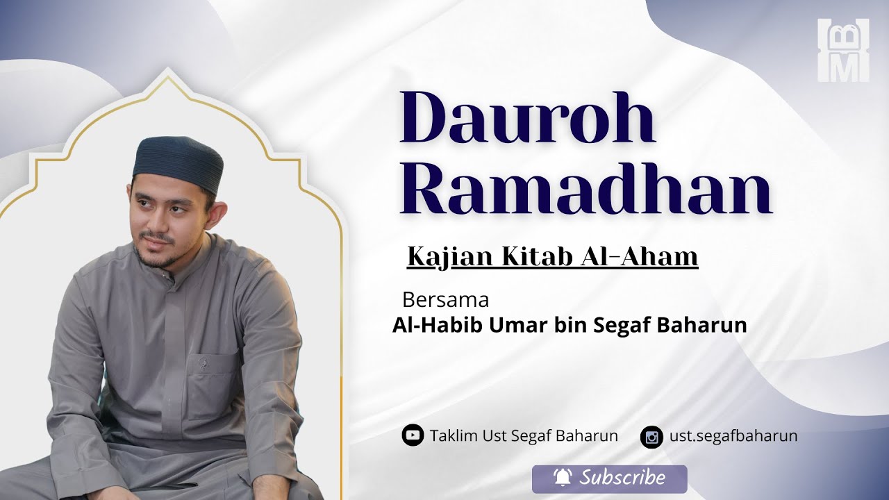 🔴LIVE! Dauroh Romadhoniyah bersama Al-Habib Umar bin Al-Habib Segaf Baharun