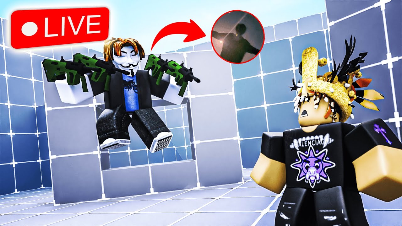 "Hacking" Against my streamer friend ROBLOX RIVALS - YouTube