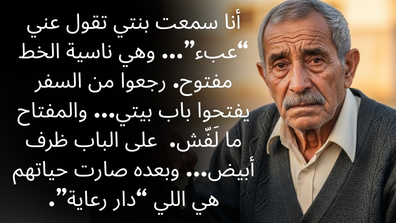 سمعت بنتي تقول عني “عبء”… فبعت البيت قبل ما ترجع| Arabic Story