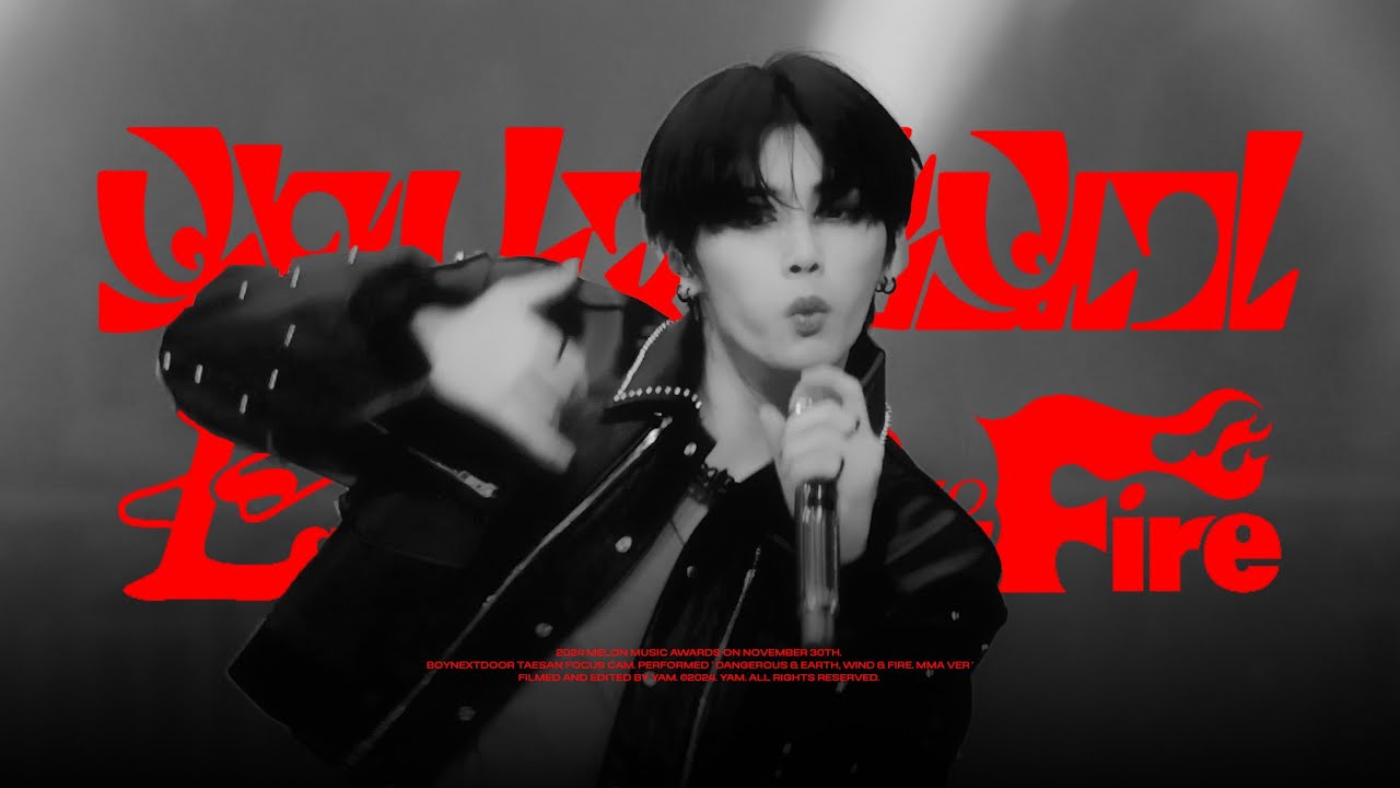 [4K] 241130 MMA BOYNEXTDOOR TAESAN FOCUS  '부모님관람불가 + Earth, Wind & Fire' 멜론뮤직어워드 보이넥스트도어 태산 직캠