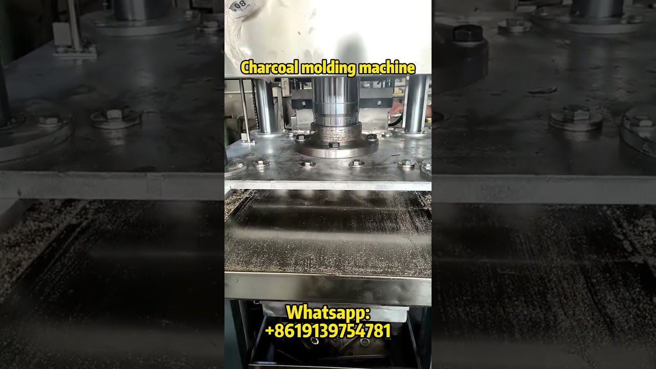 Hydraulic Charcoal Briquette Making Machine | Coal and Biomass Powder Ball Press Equipment