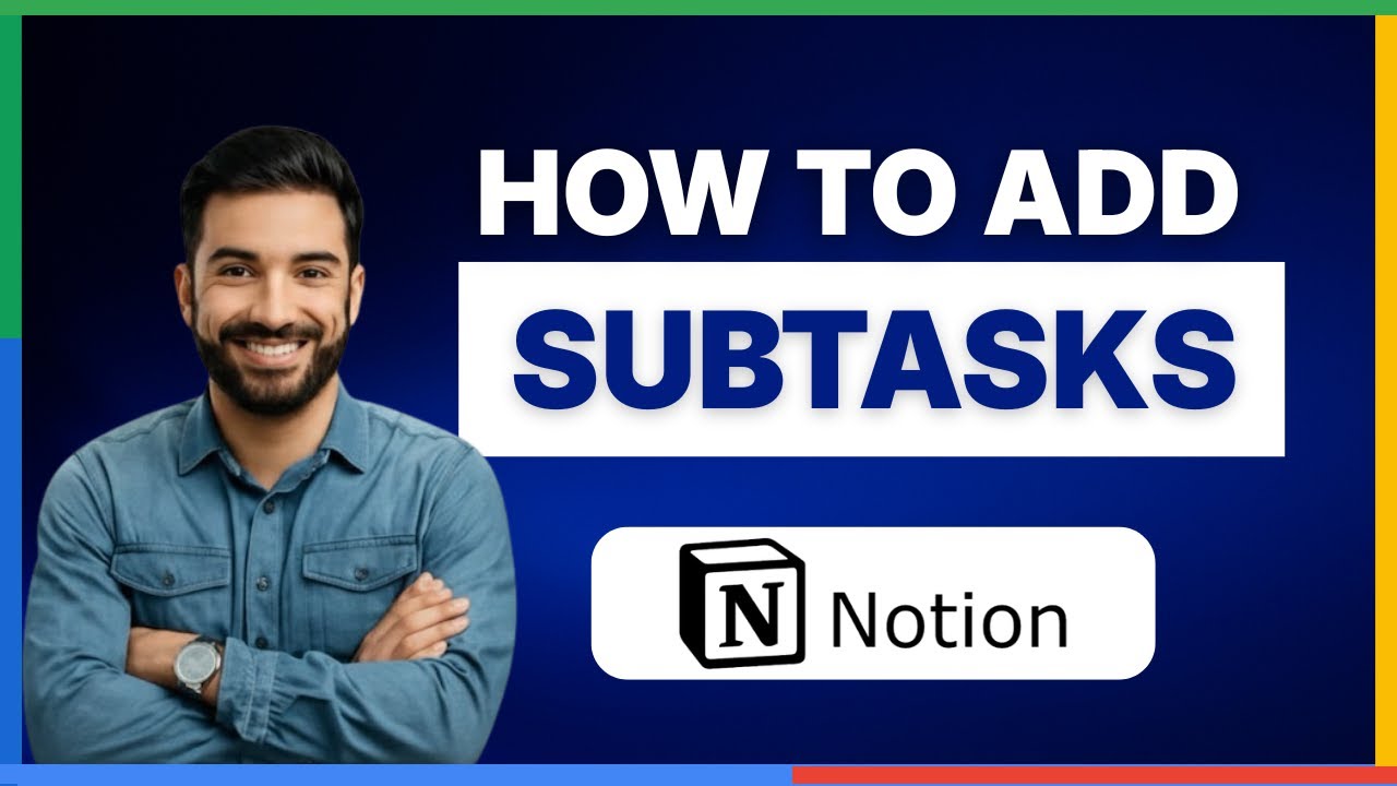 How to add subtasks in Notion[FULL GUIDE] - YouTube