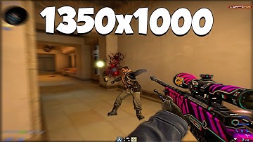 CS:GO : Resolution 1350x1000