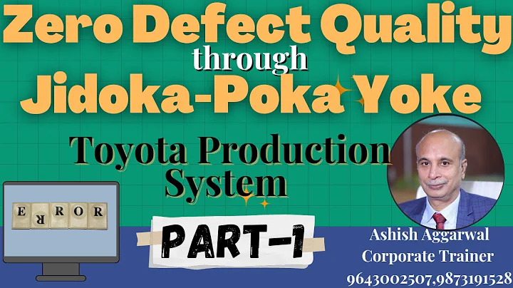 Zero Defect Quality (ZDQ) through Jidoka and Poka Yoke| Toyota Production System|First Time Quality