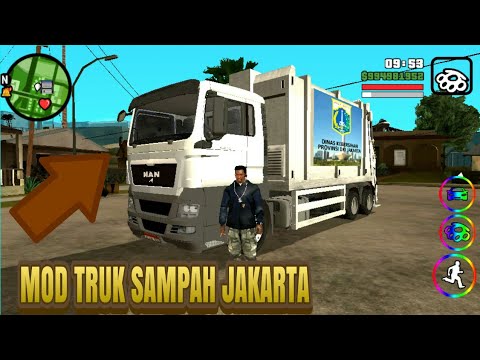 GTA SA MOD  TRUK  SAMPAH INDONESIA YouTube