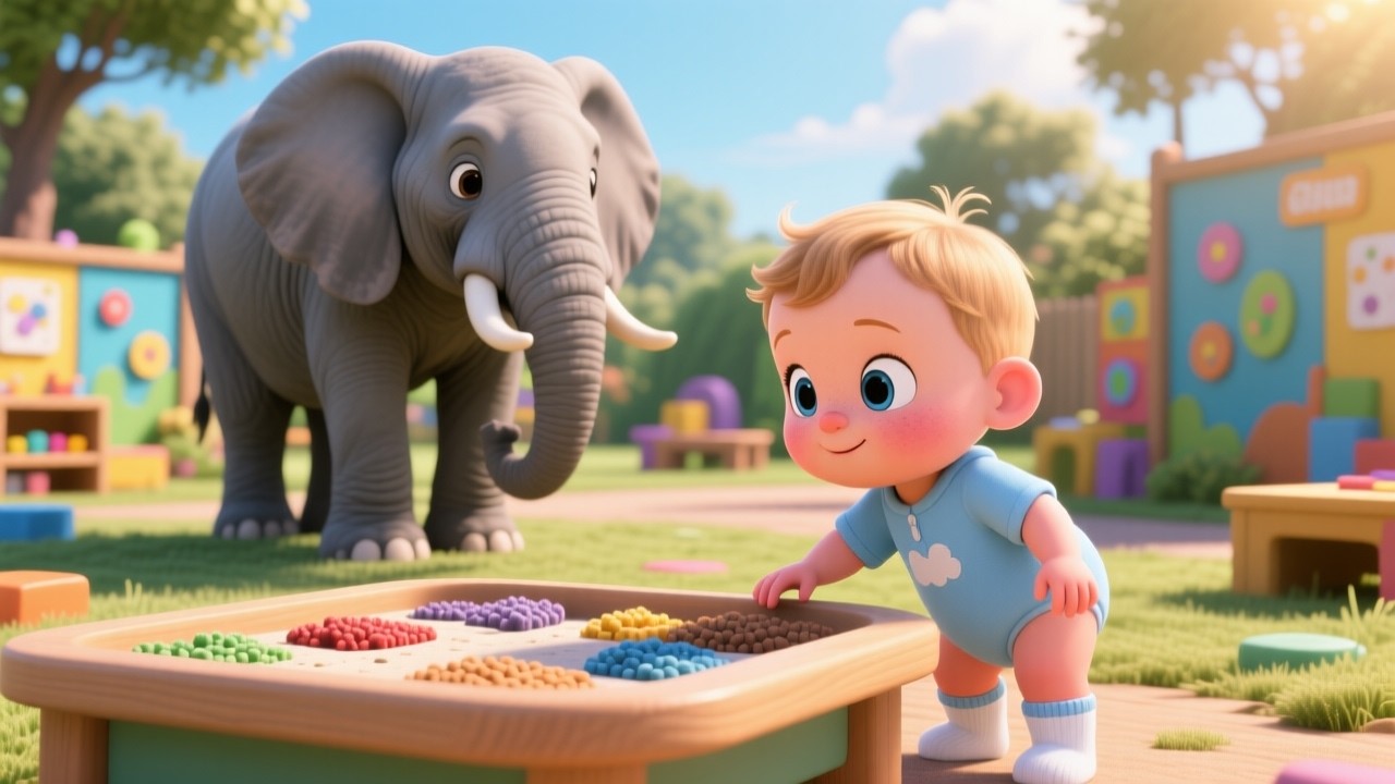 Happy Elephant 123 Fun 🐘🔢 | Learn Numbers for Kids | Counting Song for Toddlers and Preschool