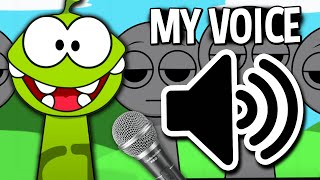 SPRUNKI OM NOM BUT WITH MY VOICE 😂