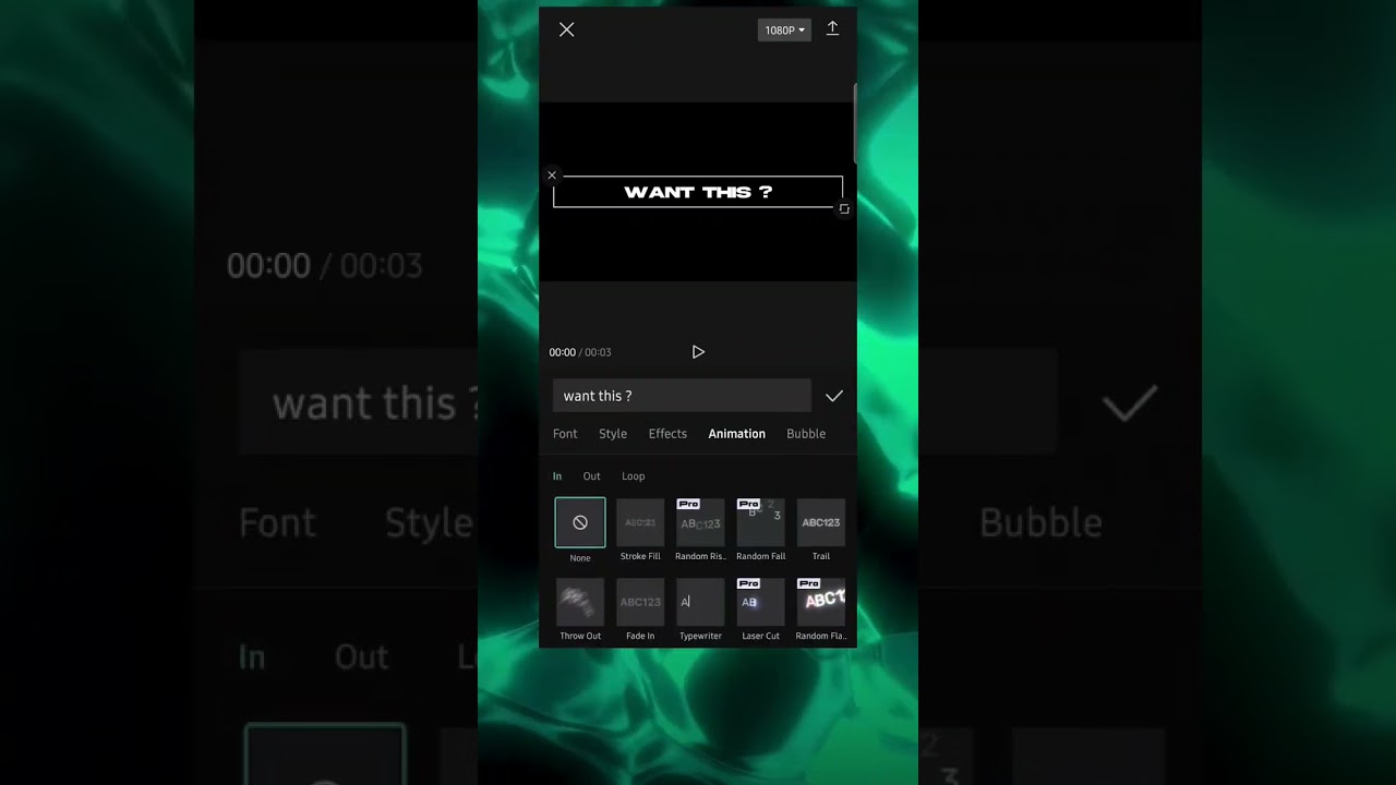 Text Animation Like Ae #shorts