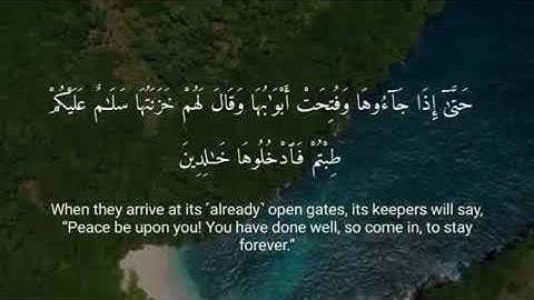 آيات من سورة الزمر للشيخ أبو البراء أنيس الجيجلي حفظه الله