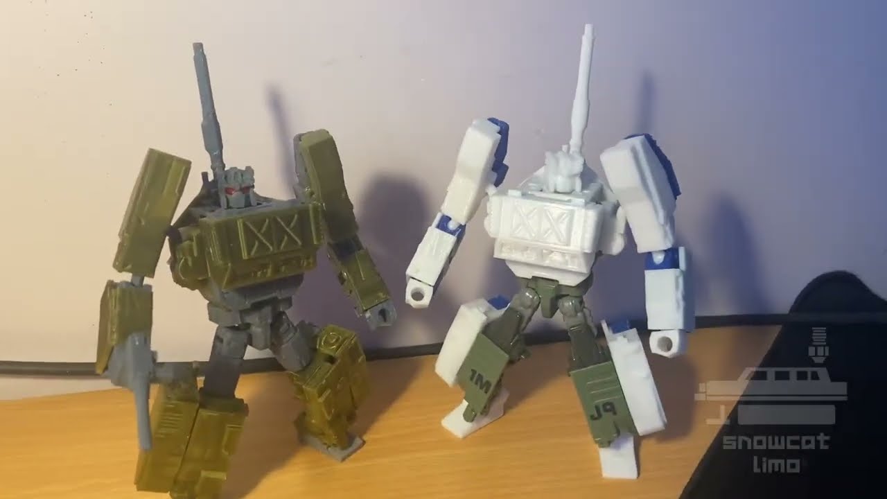 Transforming my 3D Printed Scout Class Brawl and Brawl Upgrade Kit | SCL-01A