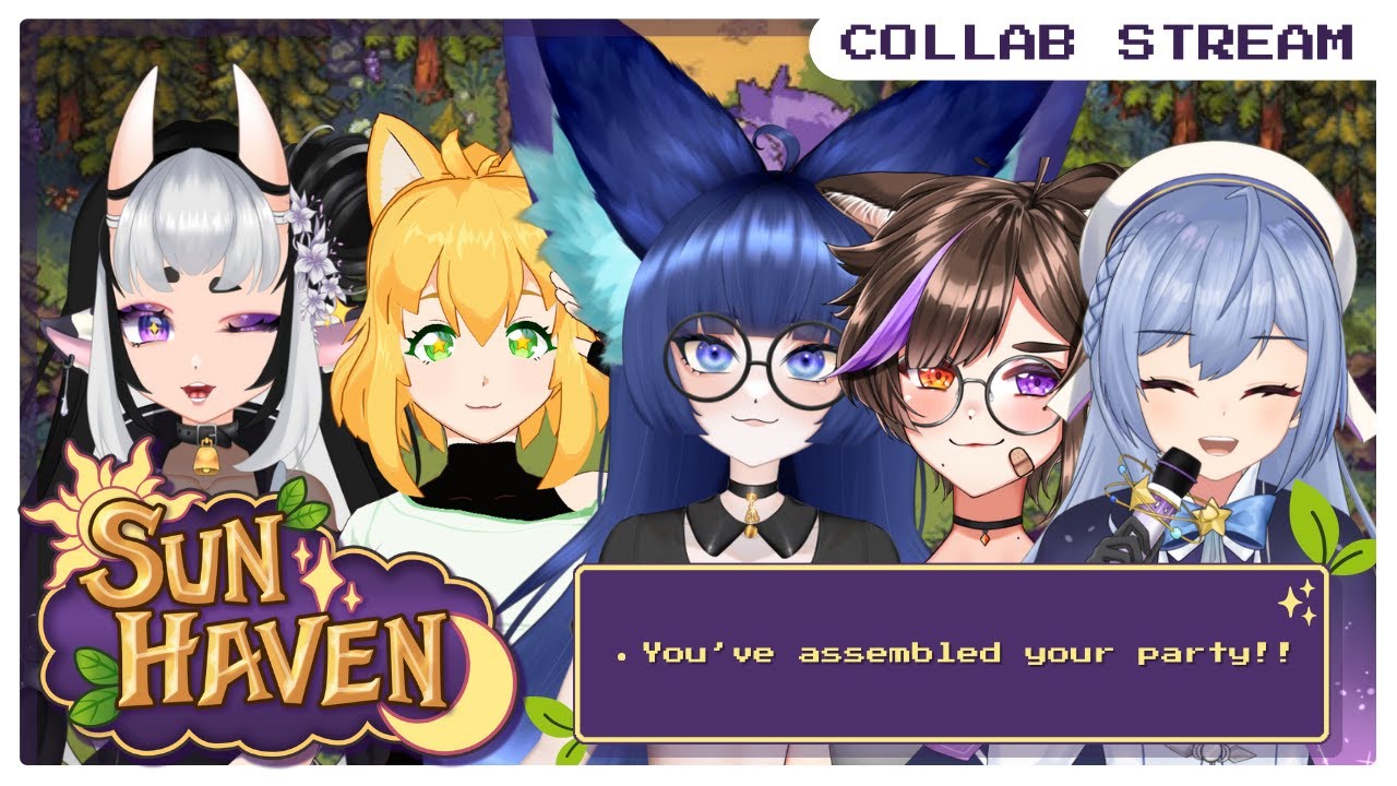 Sun hAAAAAAAven with the girls! @myusagii @vanipanini @mango_puppy @hoishiainavt // !cover !discord