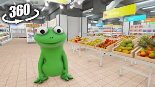 Tom Lizard in Supermarket ! | VR / 4K | HOPPERS Lizard Meme