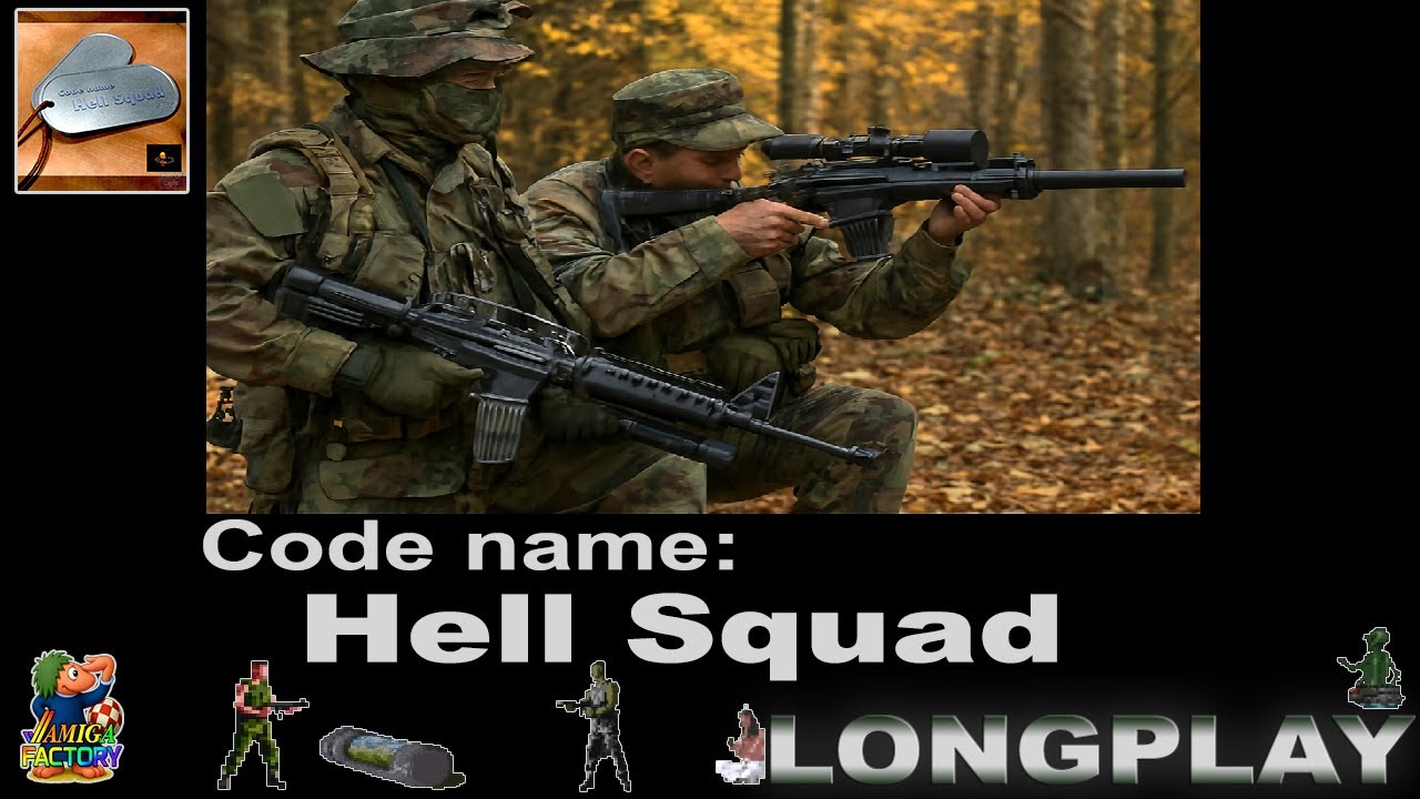 Longplay CODE NAME: HELL SQUAD - AMIGA - 720 Comentado - YouTube