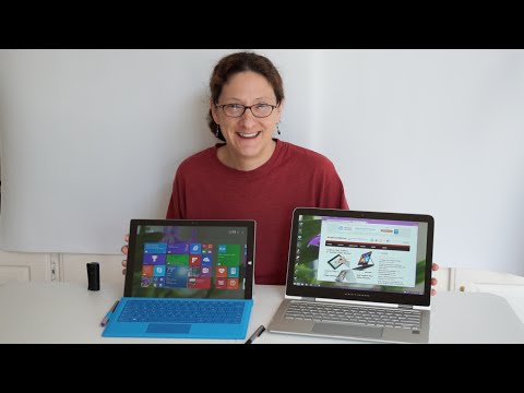 HP Spectre x360 vs. Microsoft Surface Pro 3 Comparison Smackdown