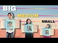 Big vs medium vs small  challenge      