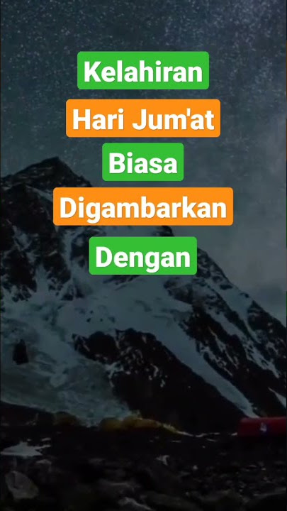 Orang Kelahiran Hari Jum'at #jumat #keistimewaanjumat