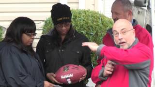 Joseph Sanford Jr. Ceremony Announcing Paid Off Mortgage