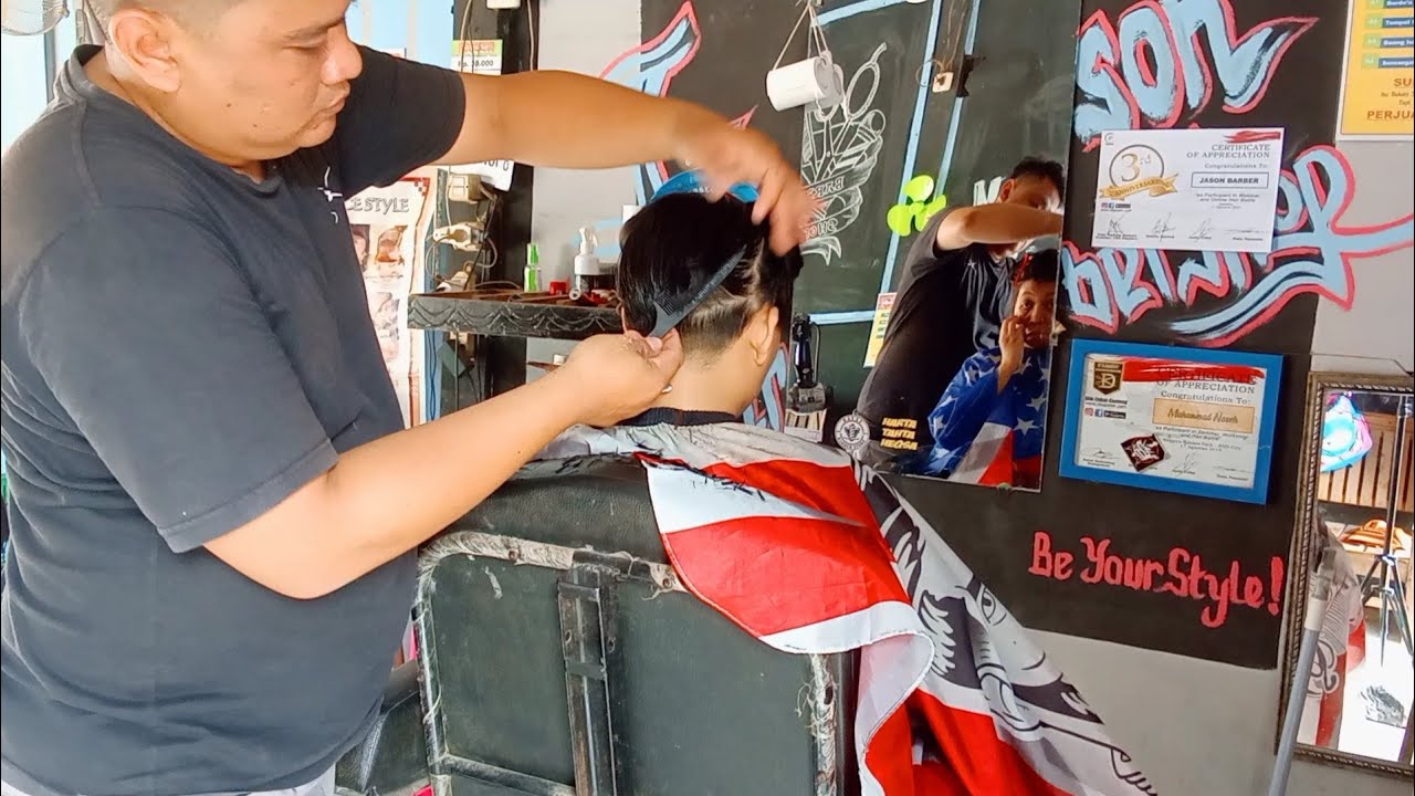 Potongin Rambut Istri Tercinta