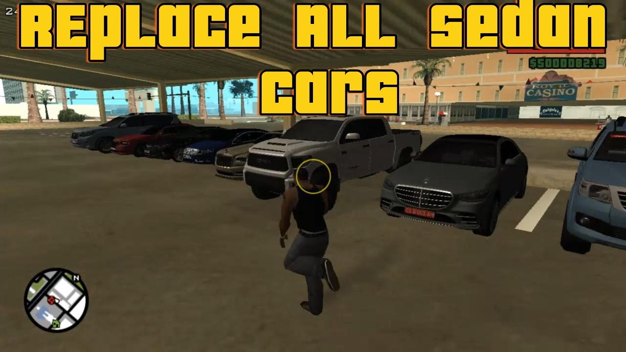 🚗 All Sedan Cars Replaced With REAL LIFE Cars! | GTA SA Car Pack Mod ...