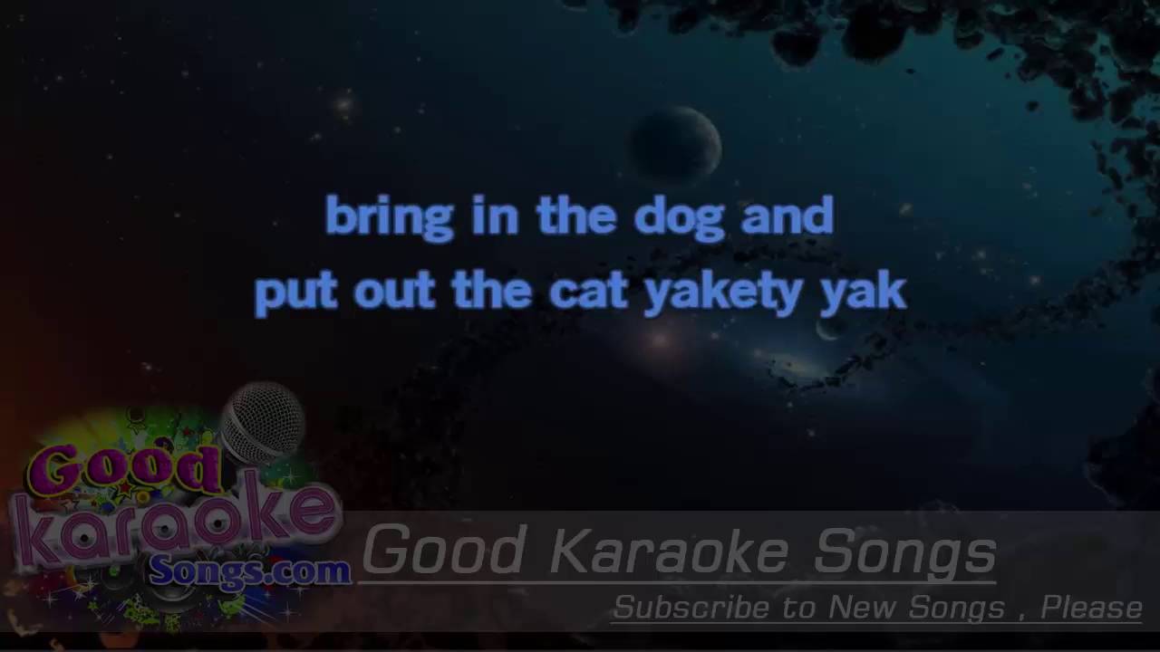 Yakety Yak The Coasters (Lyrics Karaoke) [