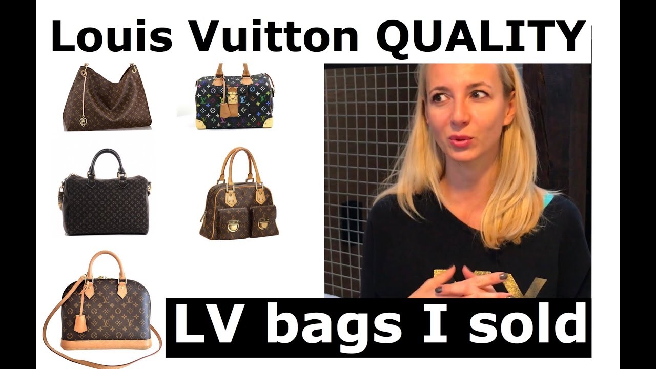 Is Louis Vuitton worth the money? LV handbags that I sold. LV quality. LV wear & tear. - YouTube