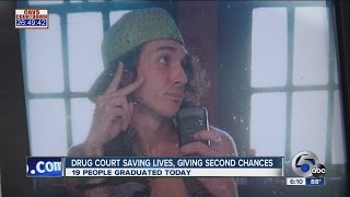 Mom who lost son to heroin speaks at local drug court graduation