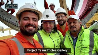 HPP 16 MVA Bulb design Gen  challenging rewind at site by Mot-Gen MEA -  International