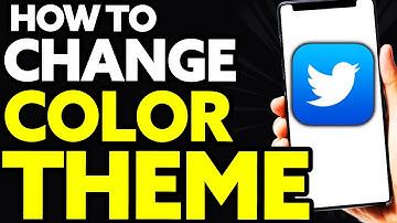 How To Change Twitter Color Theme On IPhone (Easy)