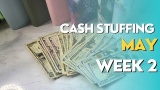 Cash Stuffing May Week 2 | Low Income | Bills and Savings | Michelle Marie Budgets