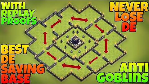 Th9 Dark Elixir Protection Base | Clash of Clans