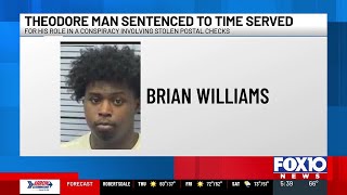 Theodore man sentenced for role in  multimillion-dollar stolen check conspiracy