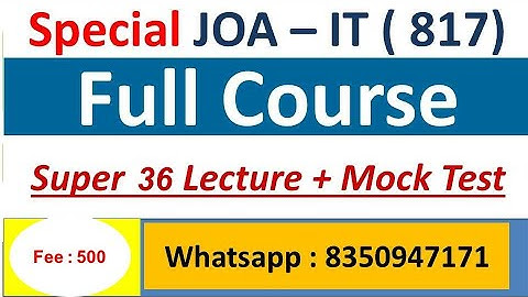 HP JOA IT Live Class| HP JOA IT Study Material |HPSSSB JOA IT Coaching  BY CountrySide HP Exams